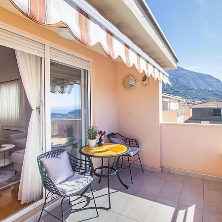 Apartment Anita With Amazing Sea View ماكارسكا المظهر الخارجي الصورة