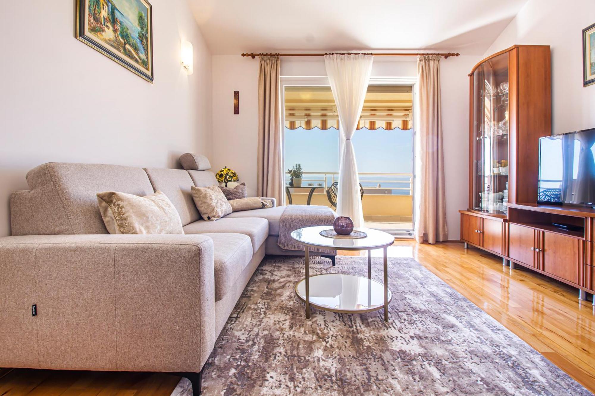 Apartment Anita With Amazing Sea View ماكارسكا المظهر الخارجي الصورة