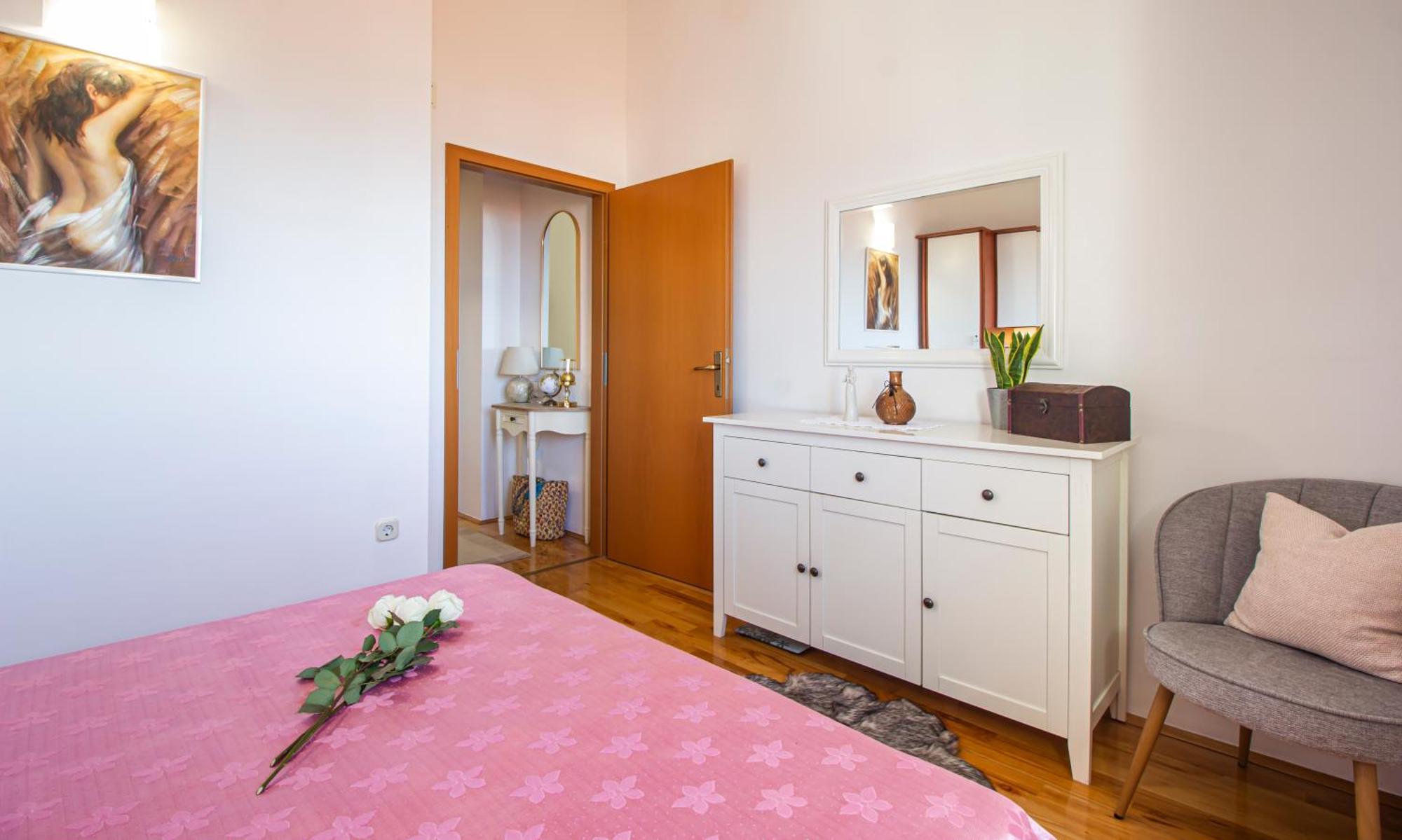 Apartment Anita With Amazing Sea View ماكارسكا المظهر الخارجي الصورة